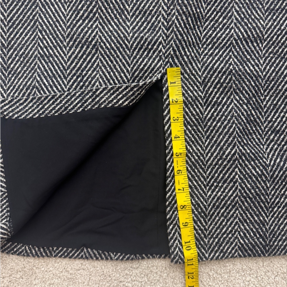Ann Taylor Black and White Herringbone Skirt - Picture 8 of 8